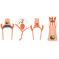 Waterpolo teamset caps wit.         13 caps THUIS