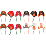Waterpolo cap set compleet.    26 caps